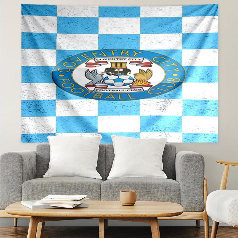 Newcastle United Crest Printed Printed Tapestry, for Bedroom,Livingroom, dormitory, Large Wall Decor, Fabric Decor Fan Birthday Gifts