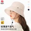 Новая весенне-летняя тонкая быстросохнущая солнцезащитная панама детская ранневесенняя модная брендовая защита от солнца и УФ-лучей для улицы