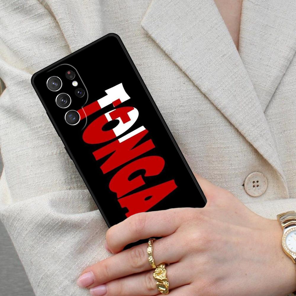 Tongan Coat of Arms Tonga Cell Phone Case for Samsung Galaxy S26 Ultra S25 S24 S23 S22 S21 S20 Note10 Cover