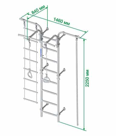 Шведская стенка Comet Next 2 - оранжевый