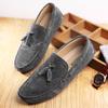 Fashion Elegantes Style Mens Shoes Casual Spring Summer Men Loafers Tassel Leather Moccasins Men Comfy Breathable Slip On Boat Shoes