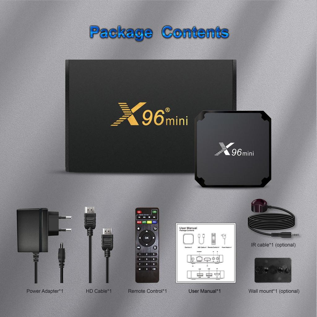 Android TV-приставка X96Mini: Универсальный сетевой медиаплеер
