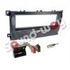 KIT Montage Autoradio - FORD - 1 DIN - Adaptateur Câble ISO - Cadre Noir - Compatible Focus Mondeo S-Max Galaxy
