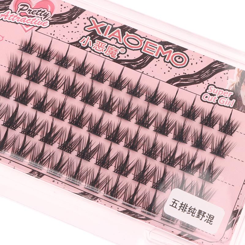 5/10 рядов отдельных ресниц сегментированные ресницы своими руками натуральные ресницы Manga накладные ресницы мягкие накладные ресницы корейский макияж