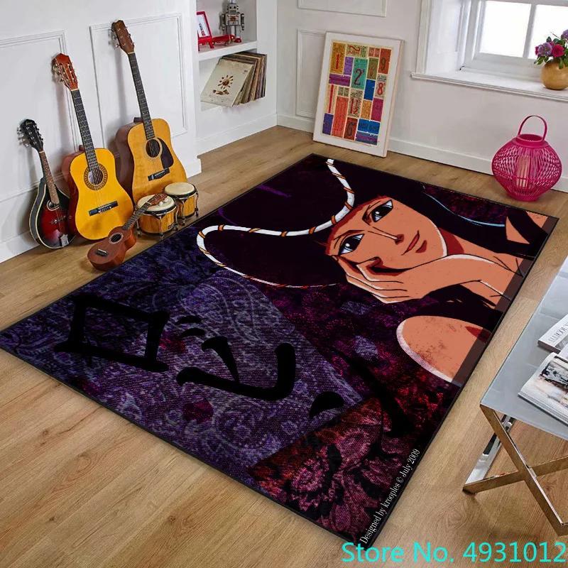 Creative 3D Carpet One Piece Luffy Shanks Anime Print Living Room Bedroom Decoration Rug Kids Children Anti Slip Crawling Mat