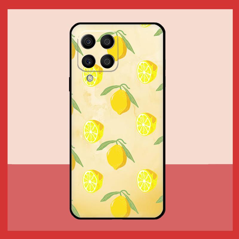 Fruit Lemon Case For Samsung Galaxy M11 M31 M14 M34 M54 M12 M32 M52 M15 M13 M06 M16 M36 M56 M53 M35 M55