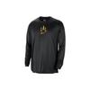 Los Angeles Lakers Letter Print Round Neck Quick-Dry Long Sleeve T-Shirt Men T-Shirt Black DX9610-010