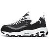 Skechers D'Lites 1.0 Mesh, Textile Classic And Versatile Cushioning Abrasion Resistant Breathable 13090-BKW