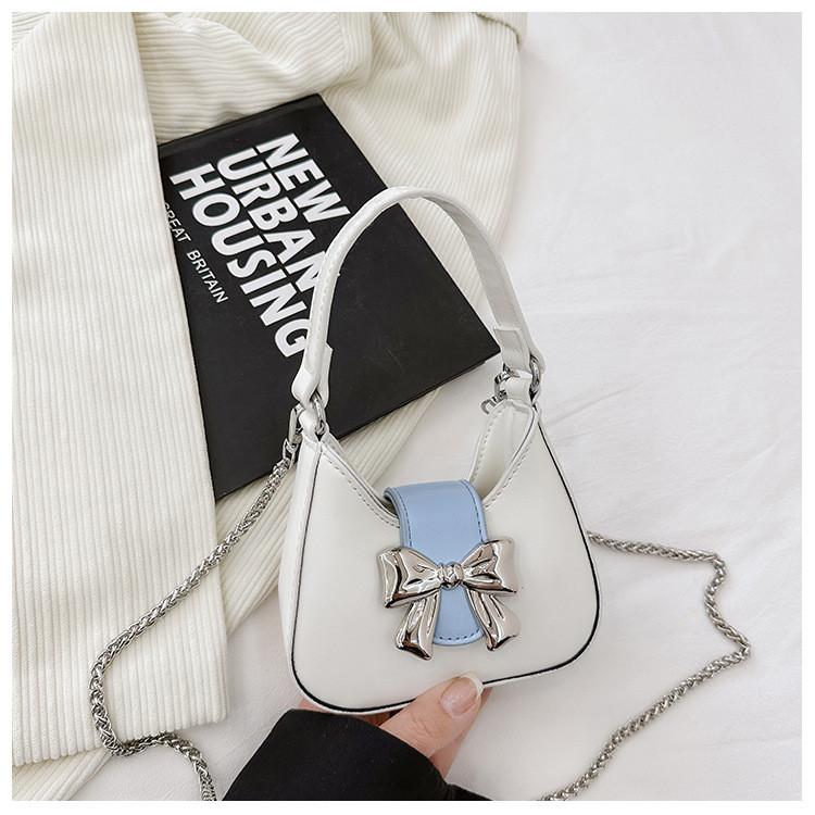 Adorable Bow-knot Children's Crossbody Bag Trendy Mini Handbag For Kids In Various Colors