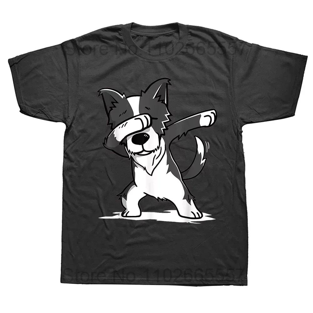 Funny Anatomy Border Collie Dog Lover T Shirts Graphic Cotton Streetwear Short Sleeve Birthday Gifts Summer Style T-shirt