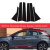 6 шт. Накладки на стойки окон дверей для Hyundai Kona/Kauai/Encino 2018-2023/i20 2021 2022 2023, Глянцевые черные наклейки