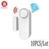 Tuya Wifi Датчик открытия двери/окна Безопасность от взлома Открыто/Закрыто Детекторы Домашняя система сигнализации Оповещение о независимости Сцена 90 дБ Сирена