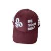 American Street Three-dimensional Embroidery Letter Couple Flat Hat Cap New Versatile Trendy Baseball Cap Men/Women