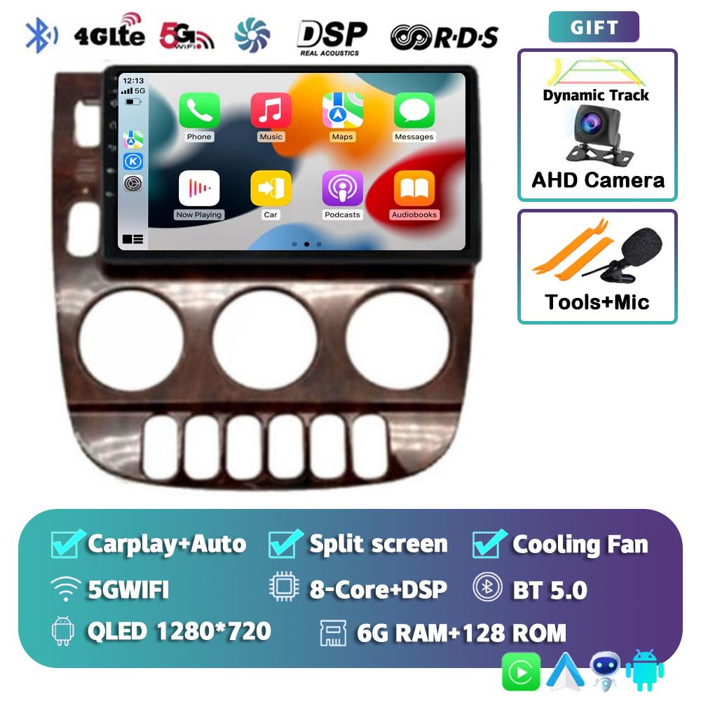 Android 13 Carplay Auto для Benz M-Class W163 ML 1997 1998 1999 2001 2002 2003 2004 2005 Автомобильный радиоприемник Мультимедийный проигрыватель Стерео DSP