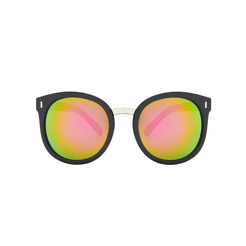 Classic Small Frame Round Sunglasses Women/Men Brand Designer Alloy Mirror Sun Glasses Vintage Arrow Sunglasses