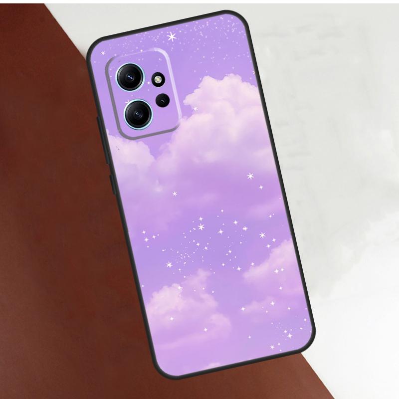 Фиолетовый эстетичный чехол для Xiaomi Redmi Note 10 Pro 8 9 11 12 Pro 9S 10S 11S 12S Чехол для Redmi 12 9 10 C