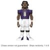 НФЛ: Виниловые 12-дюймовые виниловые пластинки Gold Chase Ravens Lamar Jackson поставляются 1 из 6