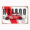 ESCORT RS1800 RALLY LEGEND CAR Metal Sign Poster Garage Room Decor Automobile Club Custom Tin Vintage Home Decor