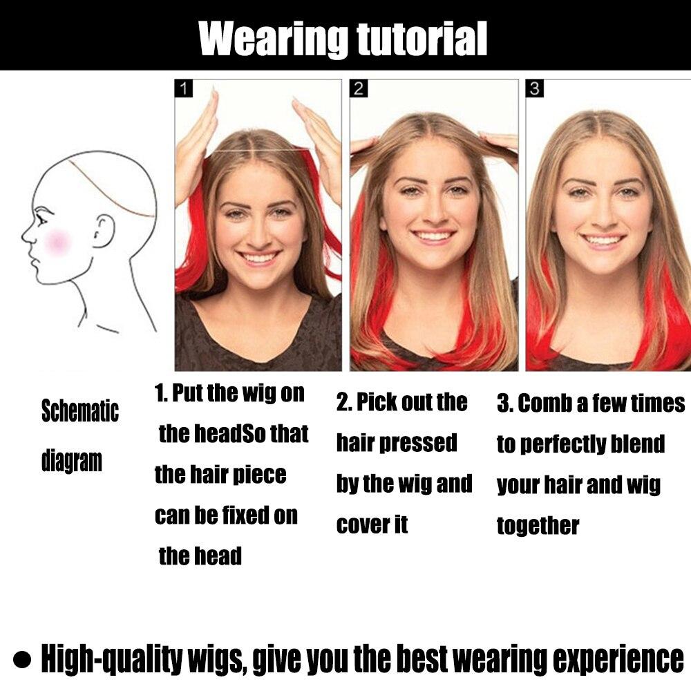 XINRAN 22-дюймовые модные женские волосы для наращивания, устойчивые к высоким температурам, синтетические волны, длинные волосы без клипс, невидимый парик для лески