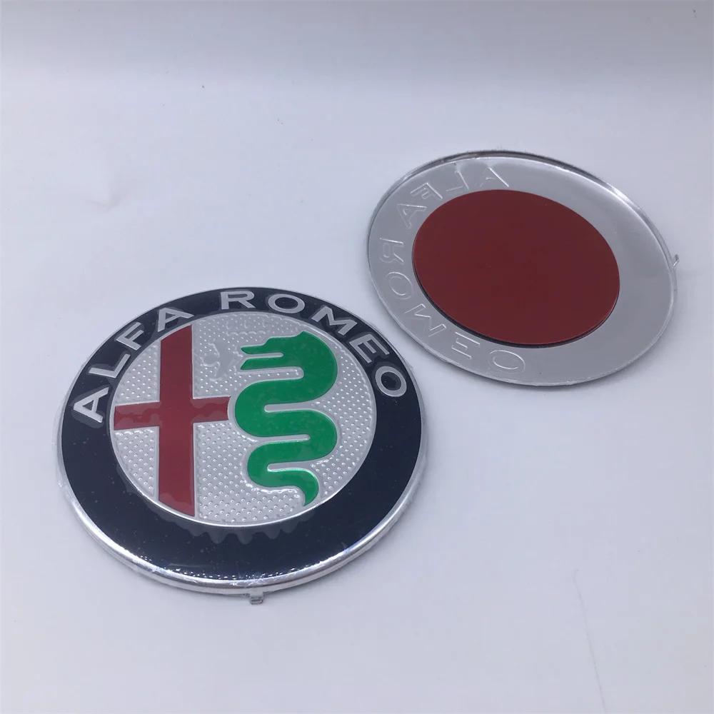 Car Stickers For Alfa Romeo 200pcs 7color 74MM for Alfa Romeo Giulia Stelvio Giulietta147 Mito Tonale Brera Disco Vola Steering