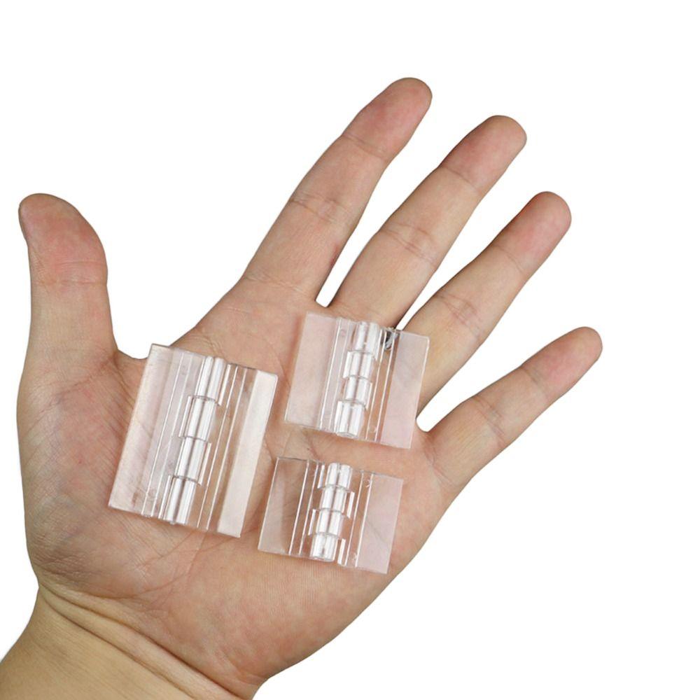 2шт прозрачные дверные петли акриловая мебельная фурнитура прочная пластиковая складная петля дверь шкафа