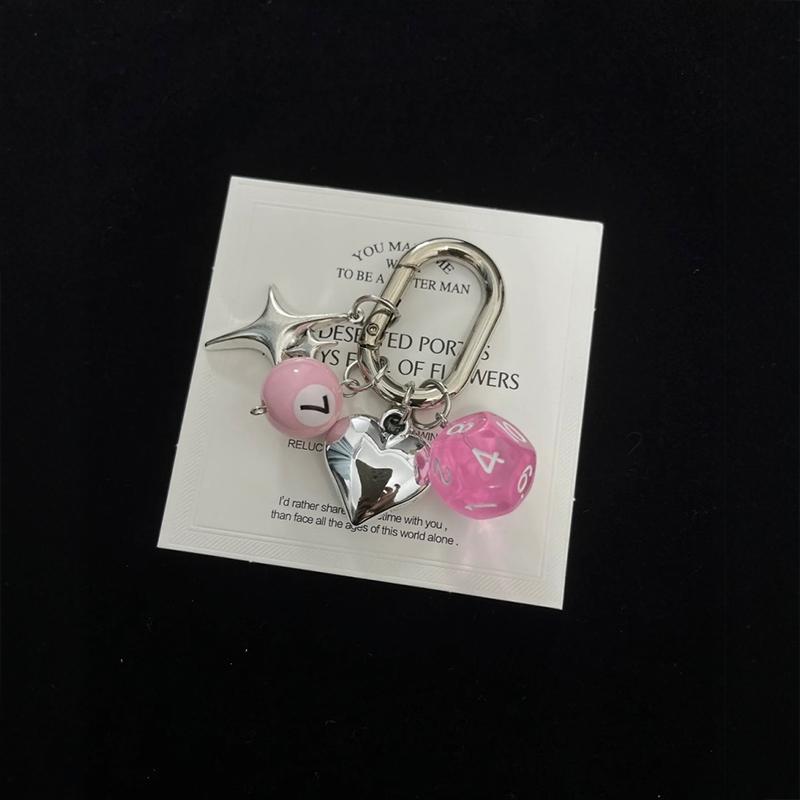 1 шт. Акриловый подвесной мешочек для украшений в форме кубика, подвеска-сито, брелок, подвеска, многогранный брелок для кубиков, маленькие подарки