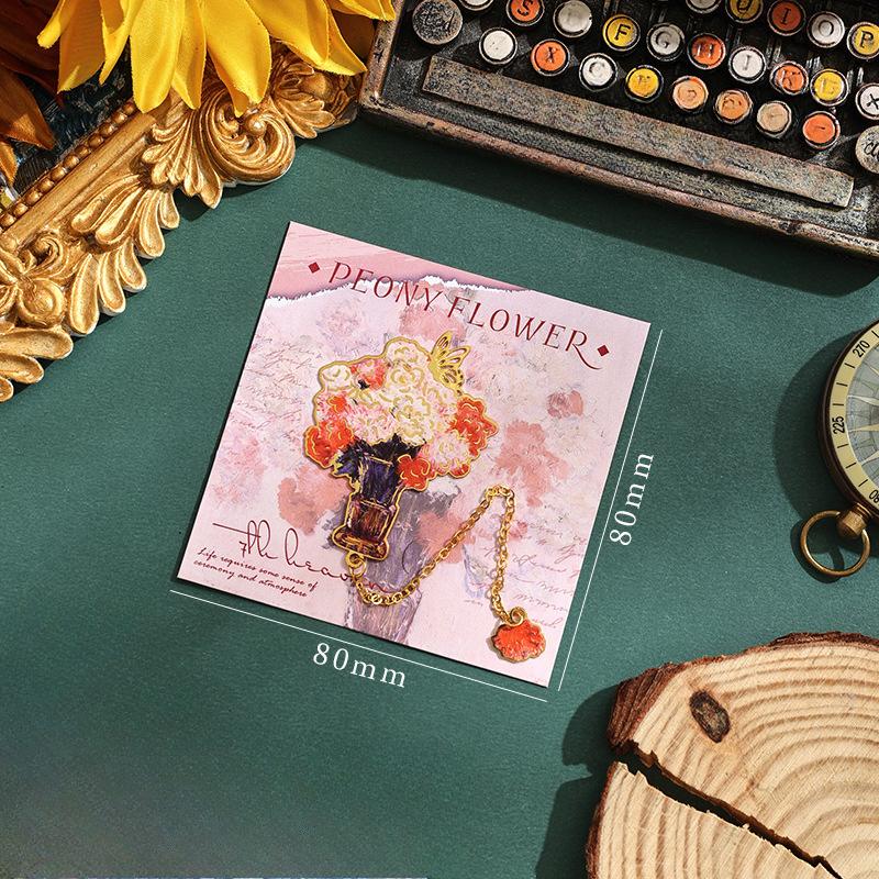 Китайские мифологические сказочные закладки, красивые полые латунные закладки, закладки с цветочной феей, канцелярские принадлежности для девочек