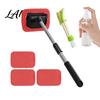 Professional Windshield Detailer Car Cleaner Tool 180 Degree Rotating Head with Microfiber Window Scrubber Extendable Handle Portable Duster