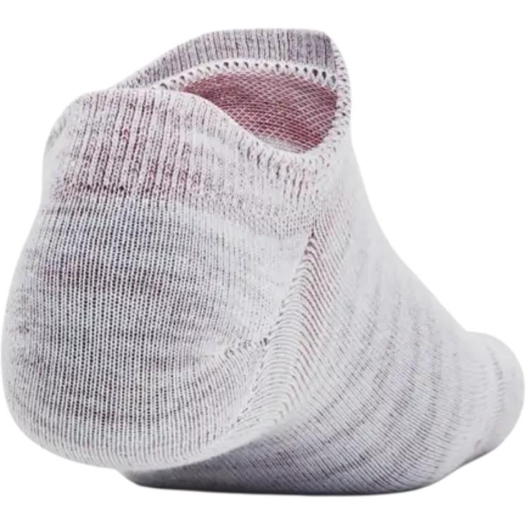 Under Armour Ankle Socks Unisex 3 Pack Pink 1382623-101