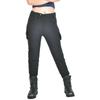 Womens Motorcycle Riding Pants With Ventilated Mesh Adjustable Fit Extended Protective Padding Use