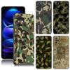 Camouflage Camo Army Black Silicone Phone Case For Xiaomi Redmi Note 10 11 11S 12 13 4G 8 9 11T Pro 5G Plus 8T 9S 10S 12S