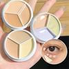 Makeup Three Color Concealer Spot Acne Print Repair Foundation Dark Circles Are Not Easy To Stick Powder