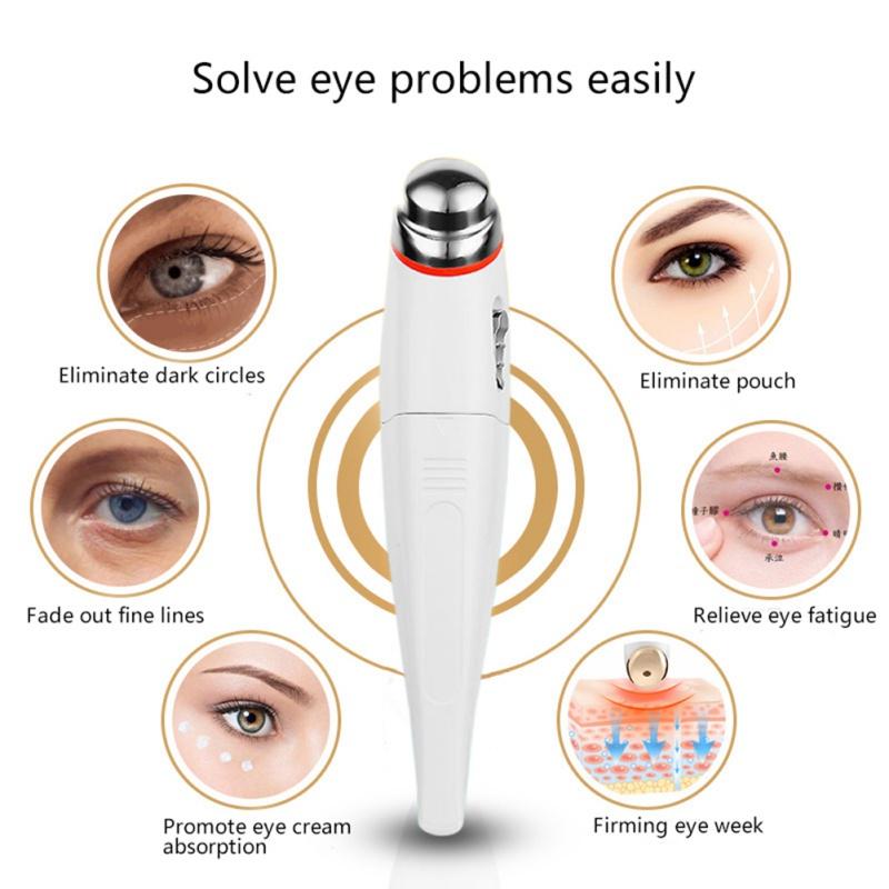Электрический вибромассажер для кожи вокруг глаз