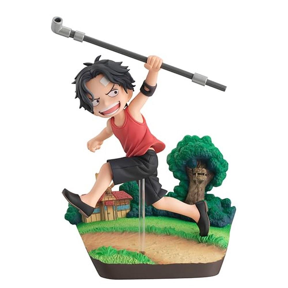 MegaHouse Г.Э.М.. Серия One Piece Portgas D. Фигурка ПВХ Ace RUN! БЕГАТЬ! БЕГАТЬ! 130 мм Окрашенный Комплектный