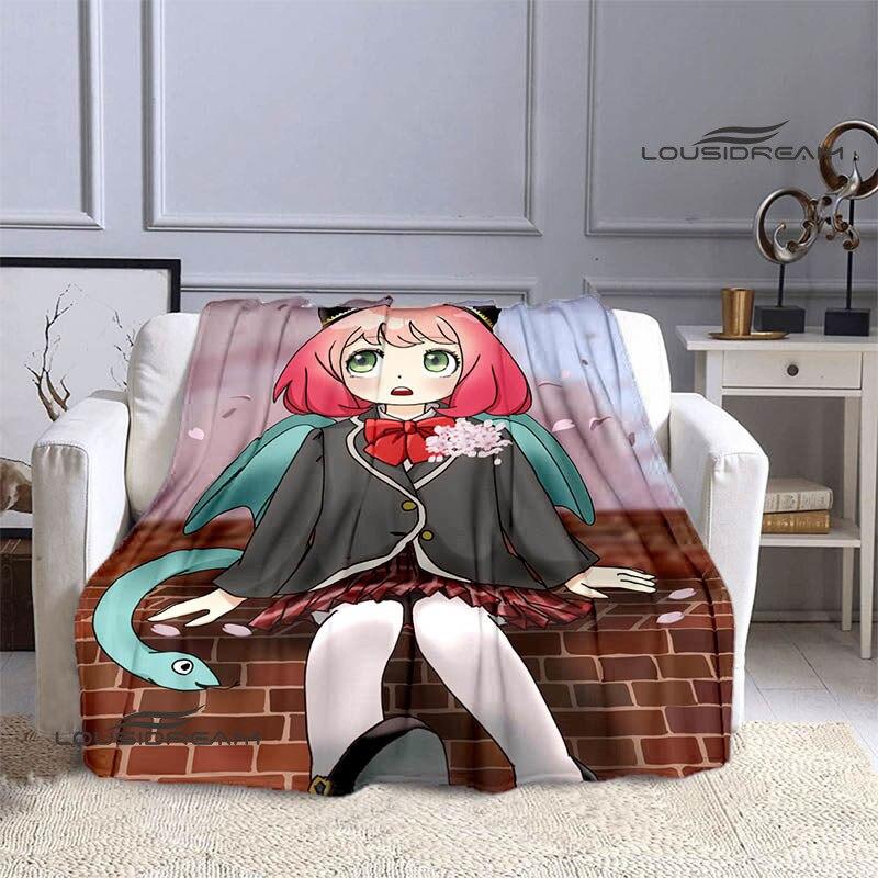 Семейное одеяло с принтом аниме «шпион х», теплое одеяло для девочек и детей, фланелевое мягкое уютное одеяло, домашнее дорожное одеяло, подарок на день рождения