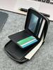 Zippered Slim Mens PU Wallet - Compact Size for Coins & Cards - Business Design