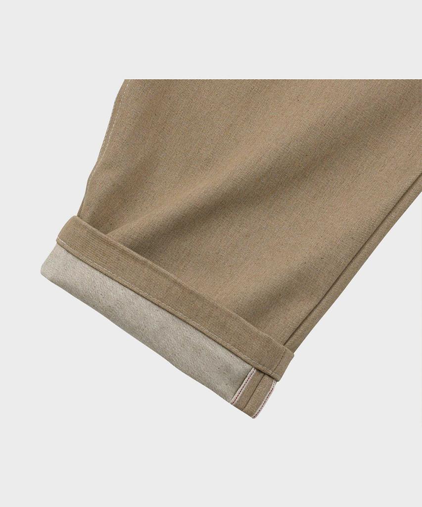 FFEFF STUDIO Джинсы с эластичным поясом Sahara Selvedge Denim (бежевый)