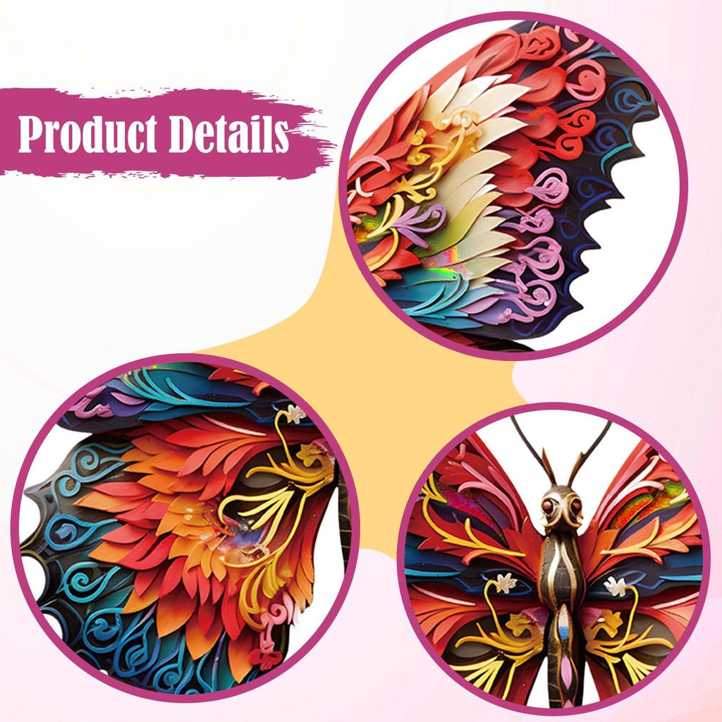 Metal Butterfly Art Butterfly Sculpture Outdoor Fence Decoration
