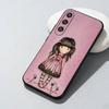Милый S-santoro G-gorjuss Чехол для телефона Samsung Galaxy A73, A72, A71, A70, A52, A51 Другие Мягкий Черный Чехол
