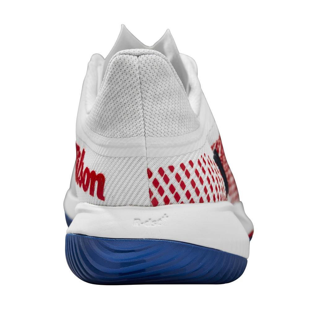 Tennis Shoes KAOS Swift W Swift Vu Blue Red Cm E [Wilson] (Chaos 1.5) Women's White/Deja 23.0