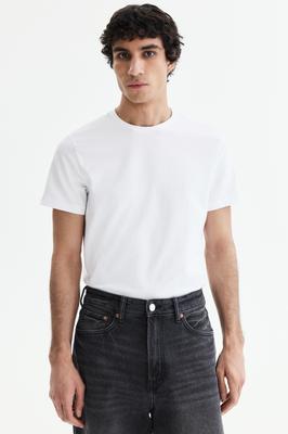 ФУТБОЛКА HM SLIM FIT БЕЛАЯ