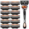 Five-Layer Manual Shaver Compatible with Gillette Stainless Blades - Exclusive Set