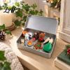 Meaningful Gifts for Family 3D Printed Miniature Christmas Nativity Scene Set in Tin Box Holy Religious Ornaments Figurines Holiday Tabletop