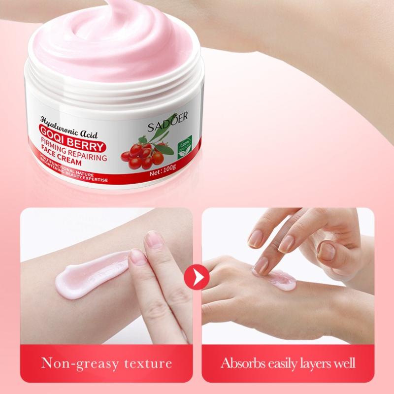 Укрепляющий крем против морщин с ягодами годжи 100 г SADOER Skin Rejuvenation Delicate Cream