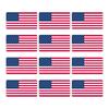 [BABICARE] США Американский флаг 12 штук Наклейка Одежда/Кузов автомобиля OK