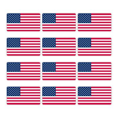 [BABICARE] США Американский флаг 12 штук Наклейка Одежда/Кузов автомобиля OK