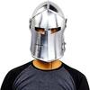 Viking War Knight  Helmet Armor | Medieval Barbate Helmet for Cosplay |