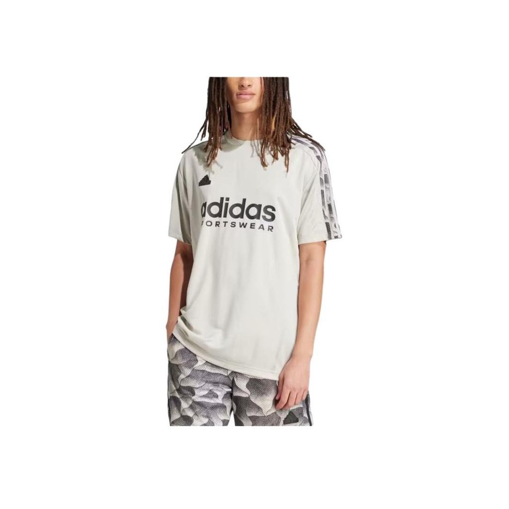 Adidas Футболка Tiro Putty Grey для мужчин в уличном стиле IS1542
