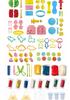 Juz-Dough Duoduo Le Набор Play-Doh Deluxe: Складной творческий стол и ведро для хранения