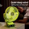 2000mAh Rechargeable Cordless Standing Fan with Digital Display,Auto Shake Operation, 5 Speed Adjustable Speeds, 90° Tiltable Head, Night Light